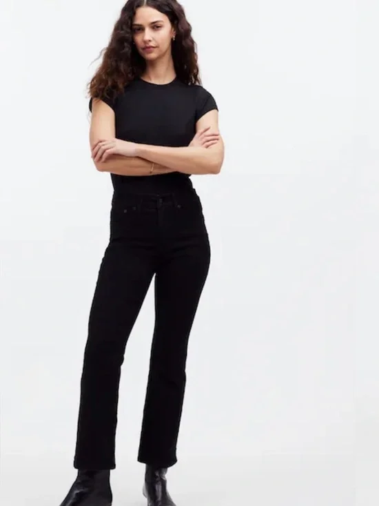 Madewell Kick Out Cropped Jeans - Picture 2 of 7